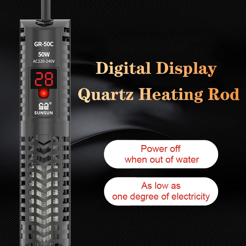 Marine Aquarium Heater - Podwodny grzejnik do akwarium, szklany kwarcowy