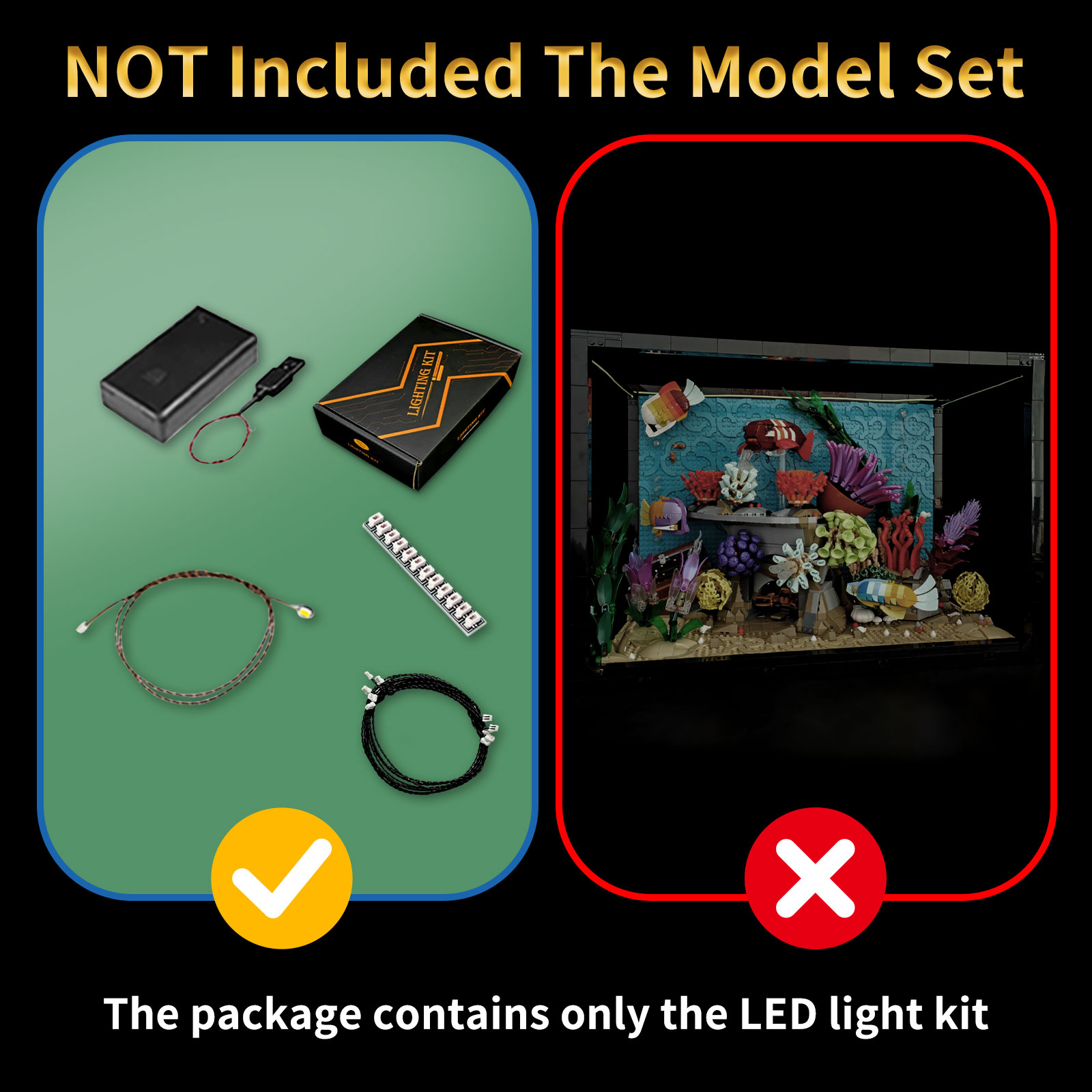 Zestaw oświetlenia LED LYBMTWF – Aquarium Marine Light recenzja i cena