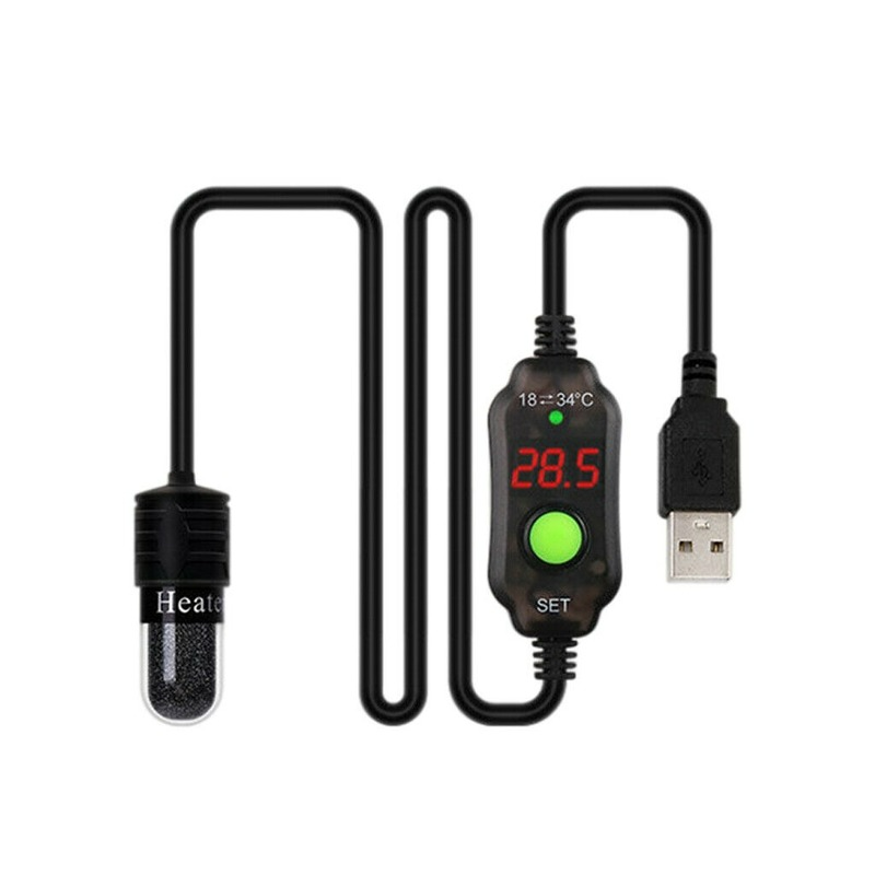 Mini akwarium podgrzewacz USB  – Marine Aquarium Heater recenzja i cena