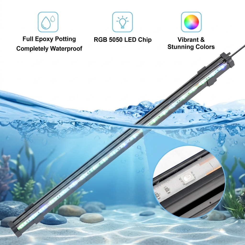 USB LED Lampa do Akwarium z Ef – Aquarium Marine Light recenzja i cena